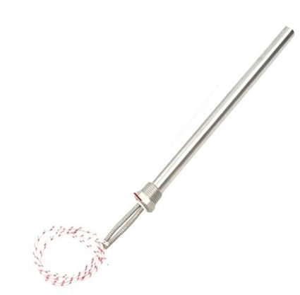 Calentador de Cartucho de Acero Inoxidable Elemento Calefactor de 220 V con Tubo Calentador de Agua de inmersión con Rosca de 1/2 (21 mm) (2000 W, 15 x 300 mm)