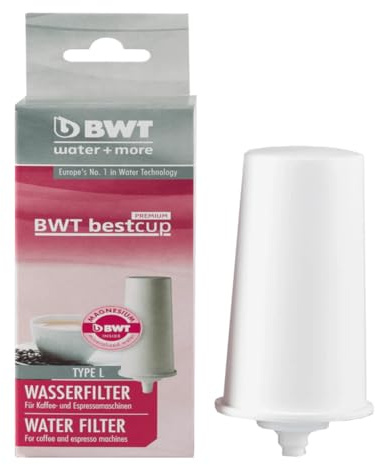 BWT Premium Wasserfilter Entkalker Filterkartusche bestcup L (200 Liter bei 10°KH)