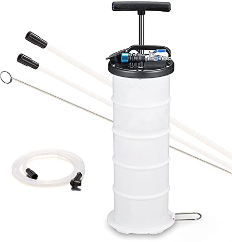 Extractor de aceite, liquido frenos y otros fluidos Sangrador manual y neumatico 9 litros para coches, motos, furgonetas, etc.