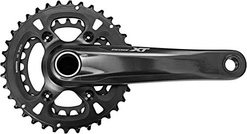 SHIMANO Deore XT FC-M8100-2 Kurbelgarnitur 36-26 Zähne, 2x12, schwarz, 2020 MTB
