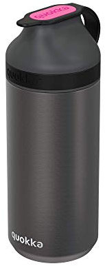 Quokka Bottiglia in Acciaio Inox con calamita Piccola 335 ml Rosa Fluorescente 335 ml
