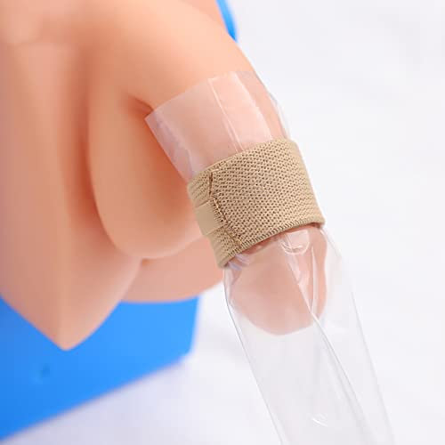 BMDHA 50PCS Poche d Urine, Poche urinaire Homme Empêchent Les fuites latérales, Sac urinaire Grande capacité Etui penien matériau PE Facile à Transporter Facile à Utiliser pour Le lit