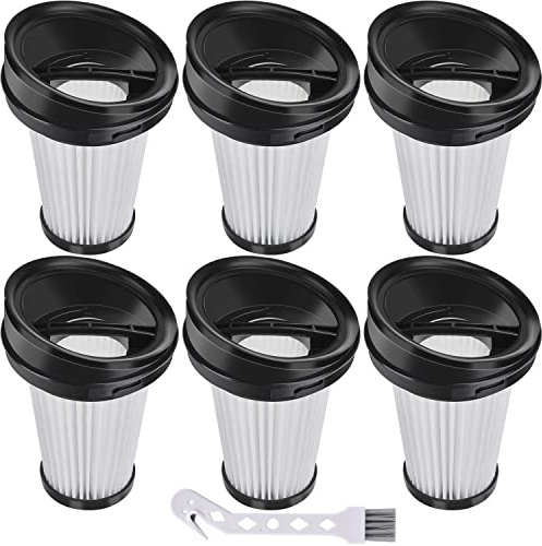 6 Stück Ersatzfilter für Grundig VCH9829 VCH9832 VCH9630 VCH9631 VCH9632 VCH9629 2 in 1 Akku-und Handstaubsauger,Hepa Filter Ersatzteile Teilenummer 9178008590