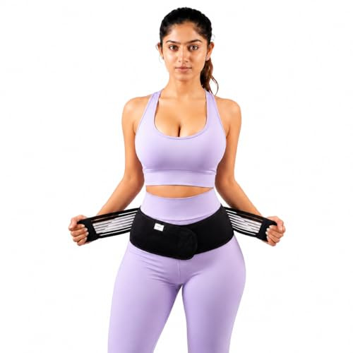 Wonder Care Pack of 1 Sacroiliac Belt Women And Men Si Joint Belt Dual Elastic| Lower Back discomfort Brace Support and hip Brace belt _Fits to 32-47
