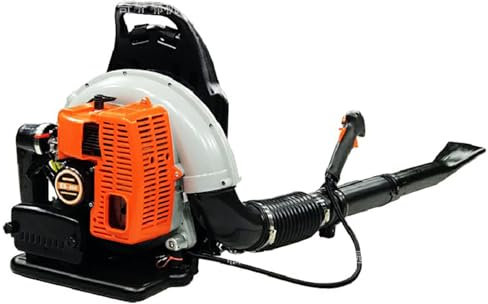 COYEUX 2 Stroke Petrol Leaf Blower, 63CC Backpack Leaf Blower, Speed 6800r/min, for Lawn Care, Road Sweeping, Leaf and Snow Clearance