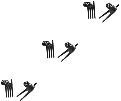 SHOWERORO 18pcs Fruit Forks for Boys and Girls Prong Fork Skewers Sticks for Cat Bento Party Supplies