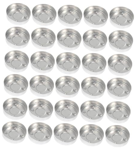 SEWOART 150 Stk Kerzenschale aus Aluminium kerzenständer hochzeit tea light candle heater kerzengießform Zubehör für Teelichter Container DIY-Kits Kerzenbehälter selber machen Teelichtetui