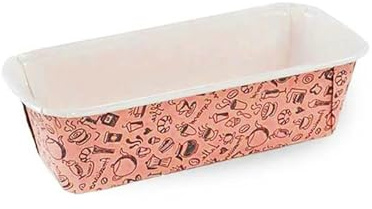 TVIVID 50 moldes de papel desechables para pan, bandeja rectangular de papel para hornear pan, pasteles, accesorios de pastelería