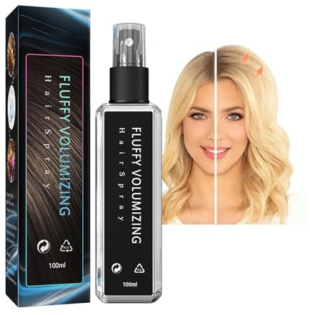 Natürliches Pflanzenprotein-Haarverdichtungsspray, Kreieren Sie Ihre Perfekte Frisur Hair Thickening Spray, Flauschiges Volumen Haarspray für Feines & Dünnes Haar, Nicht Fettend und Klebrig(100ML*1pc)