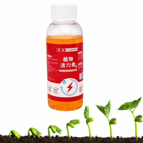 Gruvità Di Crescita Di Piante - Siterio Di Migliore Organico, Integratore Di Fertilizzanti Liquidi Da 50 Ml | Formula Nutritiva Per Piante Da Frutto, Verdure, Arbusti, Bacche, Alberi, Giardino Interno