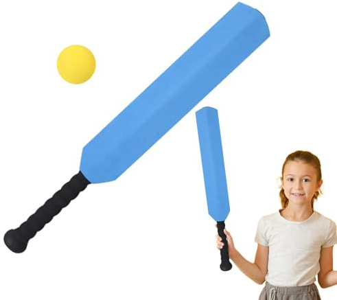 Lesunbak Foam Set, Toddler Bat Stump Ball, Sports Bat and Ball Set For Kids, Hand-Eye Coordination, Lightweight, Durable Foam Bats, Physical Activity, Perfect for Indoor and Outdoor Play
