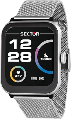 Sector No Limits Smartwatch Uomo, Digitale, 37 mm, Collezione S-08, Opaco, Idee Regalo