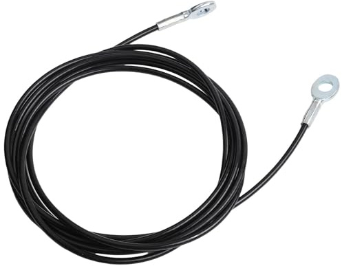 Opatiny Cavo di ricambio per fitness e palestra, 5 mm, resistente, in acciaio con rivestimento in nylon, per uso domestico e palestra, 2 m/2,5 m/3 m