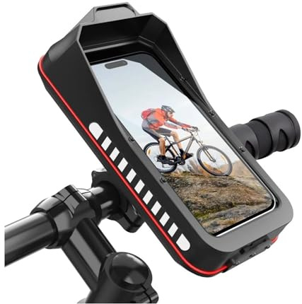 Porta Cellulare Motociclo Supporto Universale Per Telefono Da Bicicletta Impermeabile Per Navigazione GPS Da Moto Antiurto Per Tutti Gli Smartphone Motociclo Supporto GPS