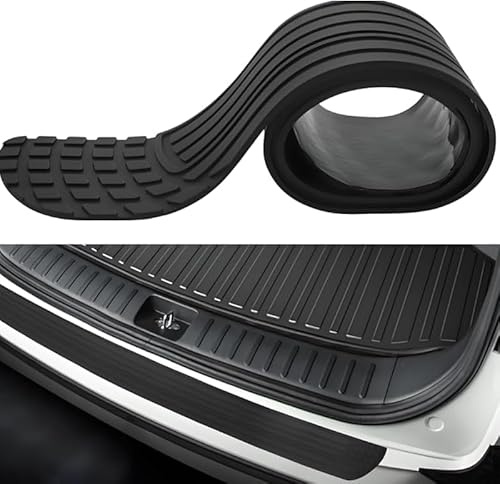WENINETIES Protezione Paraurti Posteriore in Gomma per Skoda Kodiaq 2024 2025, Protezione Paraurti Auto, Adesivo Protettivo per Bordo di Carico Auto, Autoadesivo