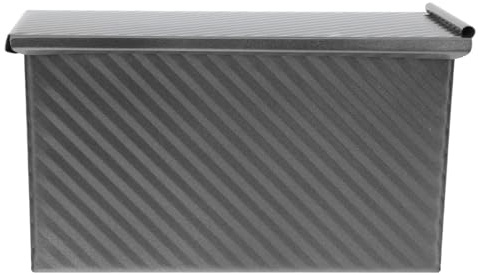 SUPVOX Set Stampo per Pane Tostato Antiaderente Coperchio, Contenitore per Cottura Toast da Forno, Accessorio Cucina per Preparazione Pane 450g, Bordi Arrotondati per Uso Sicuro in Casa