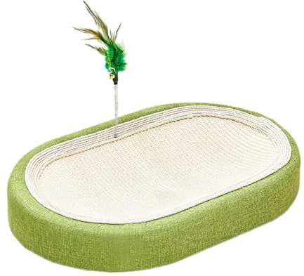 Rascador para Gatos de Interior, Rascador de Sisal Resistente Al Desgaste, Juguetes de Entrenamiento, Cama Rascadora para Gatos para Dormir, con Palo Gracioso Gato