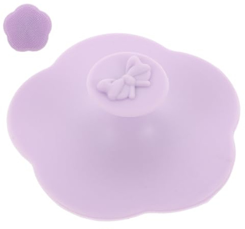 Scalp Brush Silicone Bow Flower Bath Brush for Newborns | Gentle Shampooing Touch, Adorable Design, for Dry Skin Care and Cradle Cap Removal