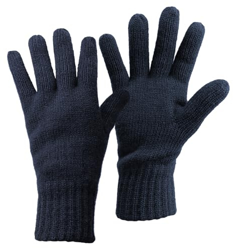ALPIDEX Thermo Strickhandschuhe gefüttert Winter Damen Herren | Winterhandschuhe, Fingerhandschuhe, Feinstrick, Strickbund, Outdoor, Sport, Ski, hautfreundlich, atmungsaktiv, Unisex