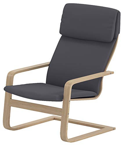 Custom Slipcover Replacement Nur Abdeckung. Der Stuhl ist Nicht im Lieferumfang enthalten. Bezug aus Baumwolle für Sesselbezug, kompatibel mit Pello (dunkelgrau)