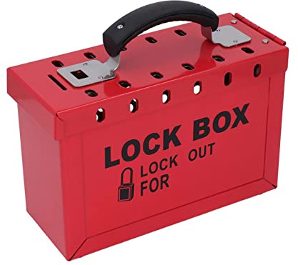 Boîte de consignation de sécurité, ensemble de cadenas de boîte de consignation tenue dans la main forte résistance aux chocs de résistance pour le disjoncteur de moraillon d'étiquette