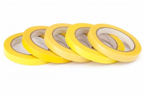 BALSAT |Cinta Adhesiva Para Máquina Precintadora | Cinta De Alta Resistencia Para Sellado Seguro | Cinta Versátil Para Hogar, Oficina Y Tienda | Con Acabado Claro Y Profesional | Color Amarillo