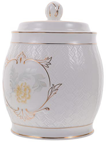 Cabilock Bocal Céramique Hermétique Pour Thé Café Et Bonbons Pot De Rangement Décoratif Multi- Pour Bureau Et Maison