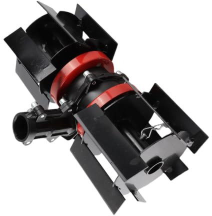 Jäten Tiefes Pflügen Rad, 9 Zähne Zinken Motorhacken Gartenarbeit Faltbare Elektrische Garten Rototiller 10 cm Jäten Rad Universal Rad für Rasenmäher Pinne Vertikutierer
