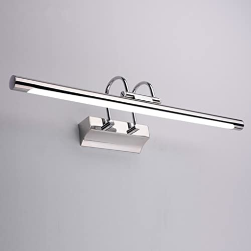 SSNCcNC LED Retro Spiegellampe 58cm Amerikanische 14W Kaltweiß 6000k Badleuchte Drehbar Spiegelleuchte Vintage Spiegelschrank Schminklicht Wasserdichte AntiNebel Wandlampe Badezimmer