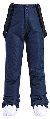 LOIJMK Schneehose Damen mit Hosenträger, Skihose Wasserdicht Winterhose Softshellhose Warm Winddicht Wanderhose Snowboardhose Atmungsaktiv Trekkinghose Latzhose Winter Thermohose Outdoorhose