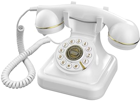 Bisofice Audio Gästebuch Hochzeit Telefon Audio Gästebuch Telefon mit Voicemail, Unterstützen Sie Individuelle Audio-Nachrichten, Hochzeitstelefon für Partys, Hochzeiten, Geburtstage, Geständnisse