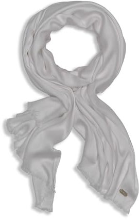 DKNY Women's Accessories Scarf, Eggshell, One Size