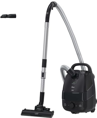 Hoover HE2 Home Aspirateur traineaux avec Sac Silencieux Puissant Compact 850W, Rayon d'action XL10m, Brosse Tous Sols, Filtre EPA Lavable, Capacité 3,5L, Accessoire 2en1, Vidage Facile, HE2Z10A