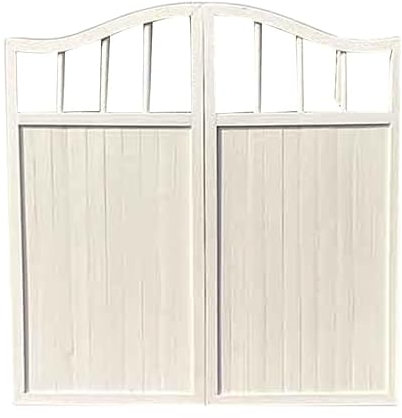 XLIHAWY Cancelli da Giardino per Esterni, Pareti Divisorie in Legno Autoportanti Kit per Cancello, Porte Divisorie per Ingresso Veranda con 4 Cerniere in Metallo(A,120x120cm)