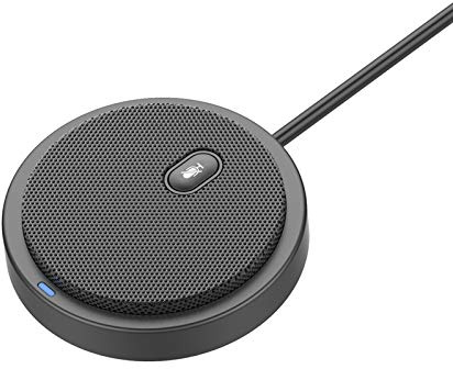 ERYUE USB Omni-directional High-Sensitivity Condenser Microphone for Meeting Business - Pick-up for Computer Desktop Laptop PC, Video Games Live Broadcast