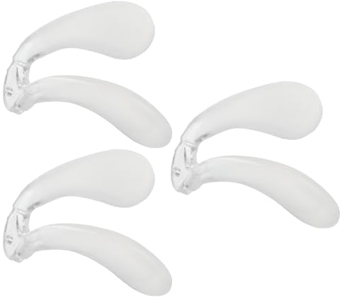 ZUNOXAZ 3Pcs Soft Silicone U-Shaped Nose Pads for Glasses Anti-Slip Eyeglass Nose Pad Replacement Set Comfortable Spectacle Cushions for