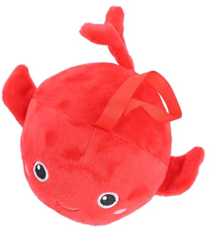 ZASCHMOY Palla a Sonagli in Morbido Peluche per Bambini, Giocattolo Sensoriale Dai Colori Vivaci con Suono Delicato della Campana per il Monitoraggio Visivo e la Presa, Incoraggia le