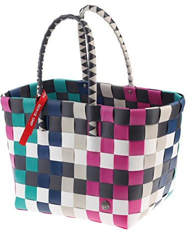 WORLD OF BASKETS ICE-BAG Witzgall 5009-49-0 Evergreen Einkaufskorb, Shoppertasche, 28x21x28 cm