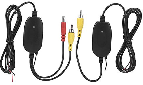 Respaldo del vehículo cámara Frontal del Coche, Kit de Receptor de transmisor de Video Universal 2.4G Accesorio para cámara de Respaldo de Vista Trasera del Coche