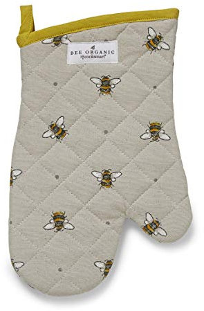 Cooksmart British Designed Oven Gloves | Modern Design Gauntlet Oven Gloves Heat Resistant | Oven Mitt or Baking Gloves Perfect For Modern Kitchens