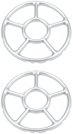 XPEX 2er-Pack Gasherd-Brennerständer, Gasherdring, Wokpfanne, Gasherdplatte, Gasherdplatte, heißer Kaffee Moka Pot Gasherdplatte (6,1 Zoll/15,5 cm)