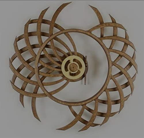 Éolienne De Jardin, Moulin À Vent Extérieur En Bois,Moulin À Vent De Jardin En Bois Pour L'extérieur, Moulin À Vent Cinétique 3D, Suspension À Motif Géométrique Suspension À Motif Géométrique ( Color