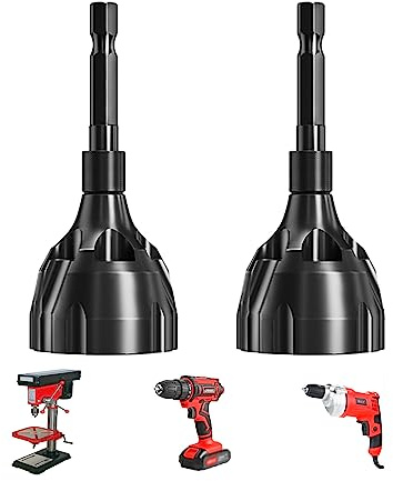 BBTISG 2 Pcs Deburring External Chamfer Tool, External Chamfer Deburring Tool Repair Damaged Metal Bit Tool for Removing Millers, Various Drills