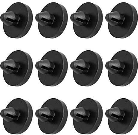 JNNJ Pedal Clutch Stop Pad with Switch and Cap, Brake Limiter Block in Black Plastic