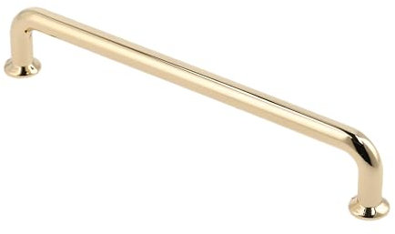 GTV - Möbelgriff NORD | Griff Griffe Möbelgriffe | Lange 33,4 cm| Bohrlochabstand 32 cm |ZnAl |Gold glänzend