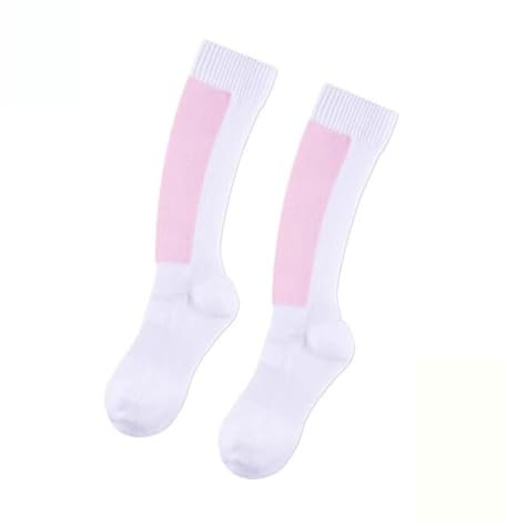 RINUD Verdickte Fechtsocken Hohe Lange Sportsocken Fechtschutzstrümpfe for Fechter Von Kindern Und Erwachsenen(Lightpink,Small(EU35-38))