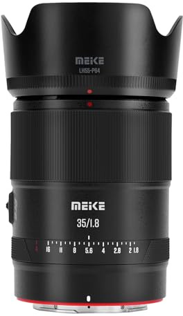 Meike Obiettivo grandangolare da 35 mm F1.8 Pro con messa a fuoco automatica STM Full Frame ad alta risoluzione 8K per ritratto Prime Lens compatibile con fotocamere Nikon Z Mount Z50 Z50II Z5 Z6 Z7