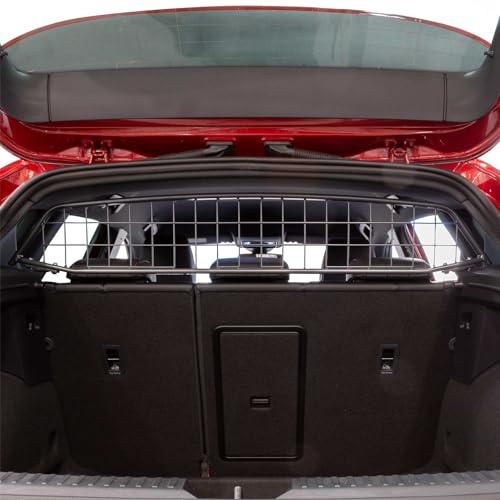 Travall Hundegitter für Cupra Leon (2020-) Fahrzeugspezifisches Hundegitter, Kofferraumschutz für Hundetransport, Gepäckschutz, Robustes Stahlnetz Auto Hundesperre