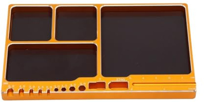 FACAIIO Plateau de rangement magnétique pour vis et outils, en alliage d'aluminium, organisateur de composants magnétiques, entretien du véhicule RC