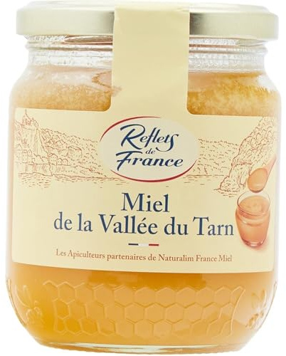 REFLETS DE FRANCE - Miel Pur, Douceur Florale, Texture Onctueuse, Pot 375g - Lot De 3
